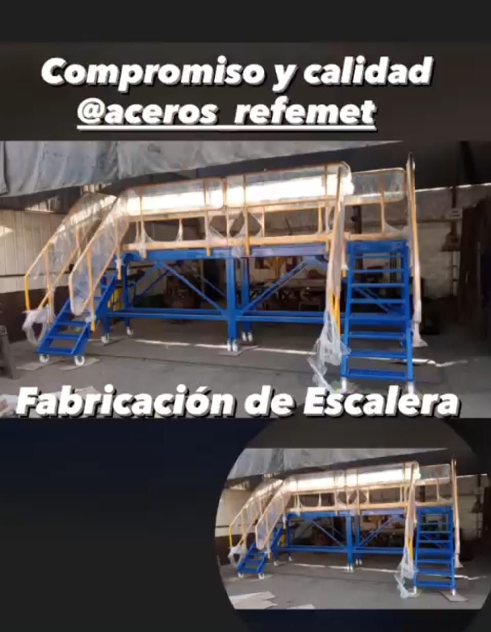Escalera metálica